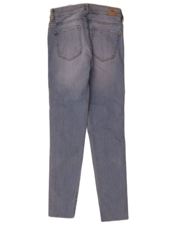 Zara Damen Skinny Jeans EU 38 Small W28 L27 Blaue Baumwolle