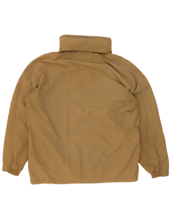 Diadora Herren-Regenjacke mit Kapuze, UK 42, XL, Khaki, Polyamid