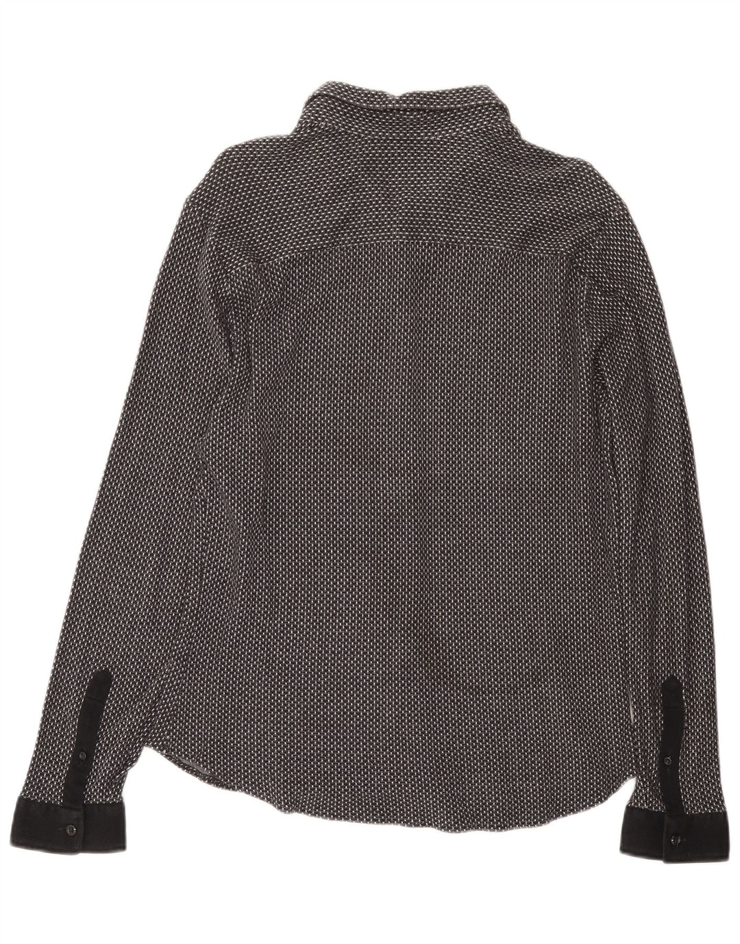 EMPORIO ARMANI Herrenhemd 2XL Schwarz gepunktet