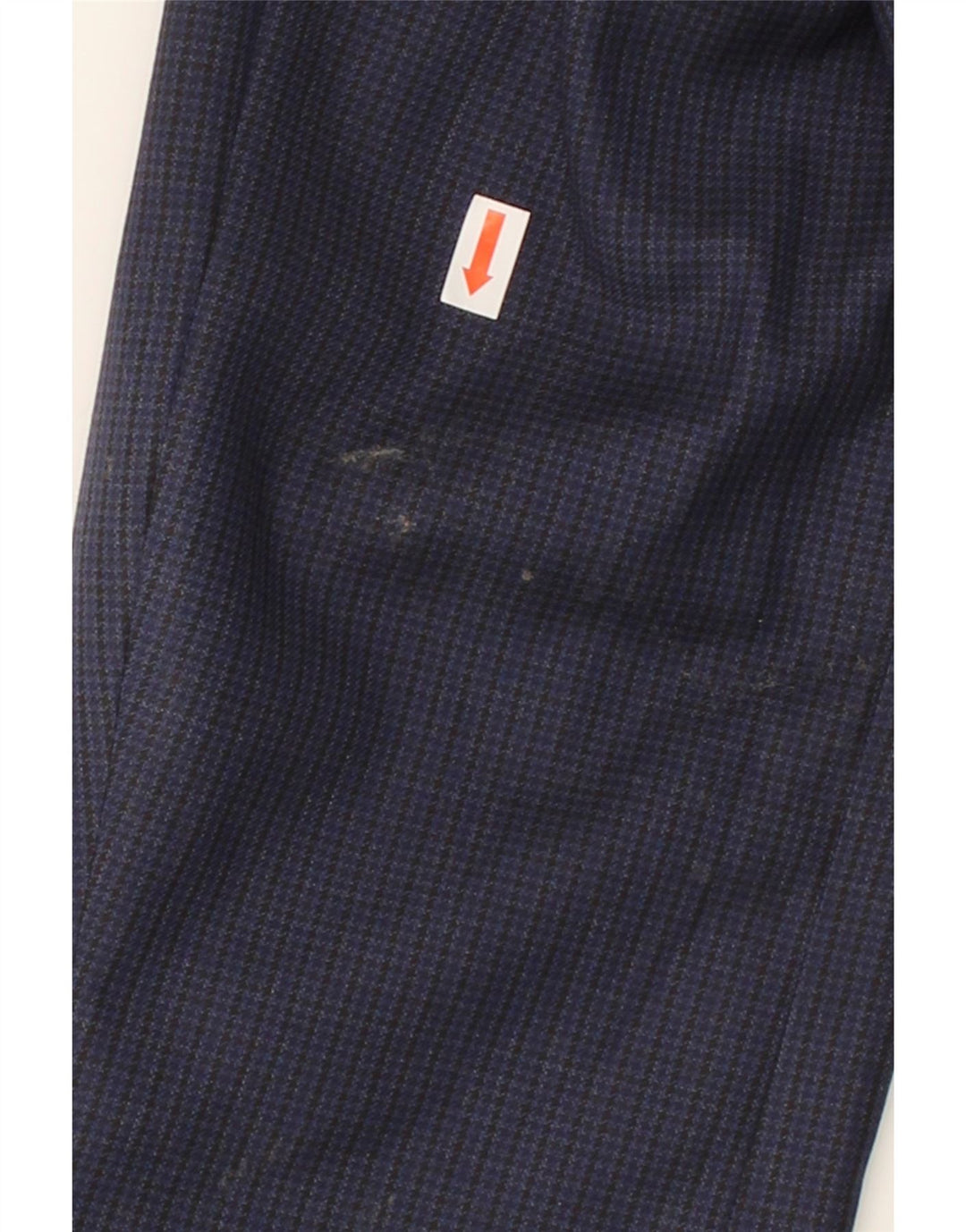 MASSIMO DUTTI Mens 2 Button Blazer Jacket US 42 Large Navy Blue Check Vintage Massimo Dutti and Second-Hand Massimo Dutti from Messina Hembry 