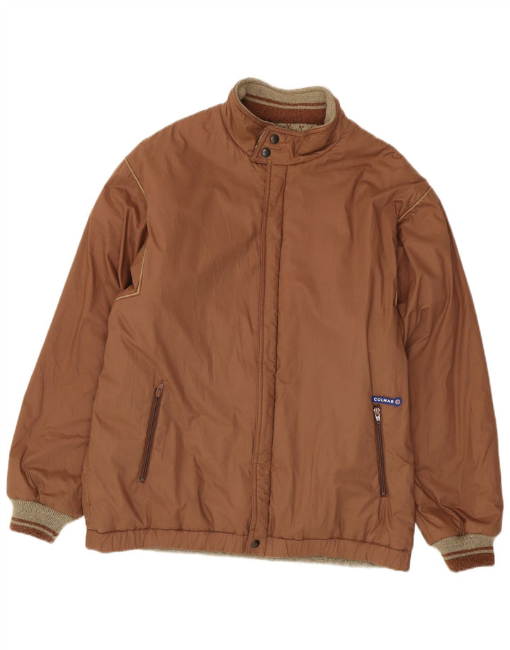 Colmar Damen Grafik-Wendejacke IT 56 2XL Braunes Polyester