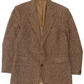 Vintage Herren 2-Knopf-Blazerjacke UK 38 Mittelbeige meliert