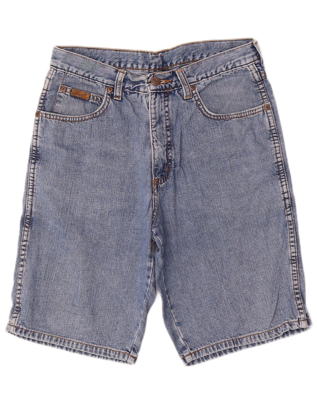 Wrangler Herren Jeansshorts W28 Mittelblau