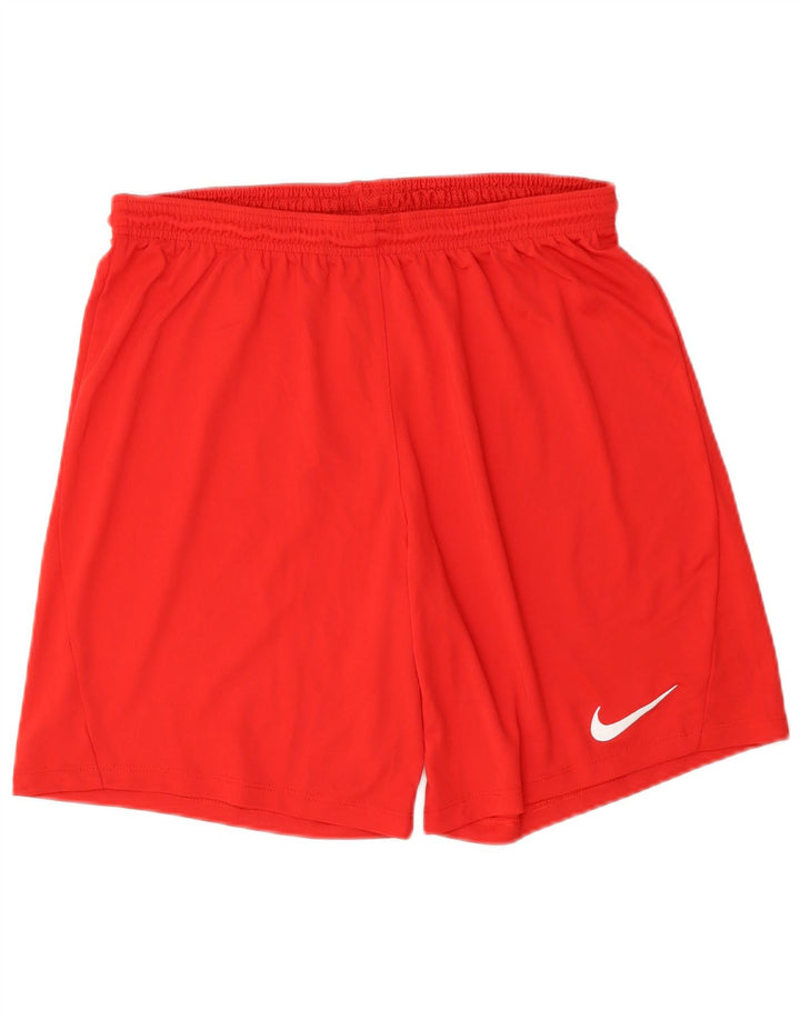 Nike Herren Dri Fit Slim Sportshorts, großes rotes Polyester