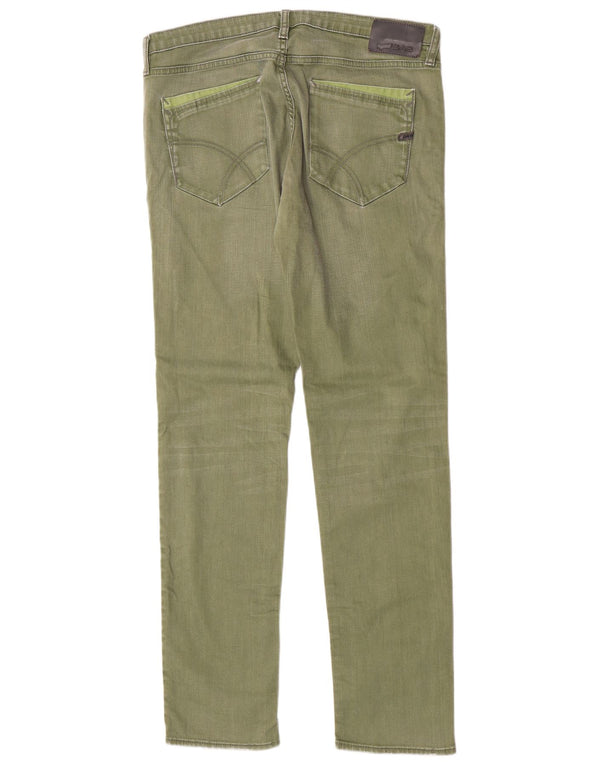 Gas Damen Slim Jeans W36 L32 Khaki