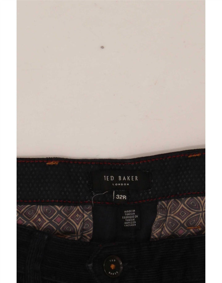 Schmale Cordhose für Damen von Ted Baker, W32, L31, Marineblau