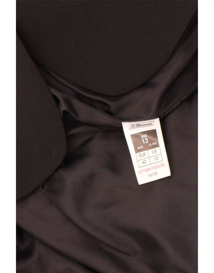 St. Bernard Damen-Blazerjacke mit 4 Knöpfen, UK 12, Mittelschwarz, Polyester