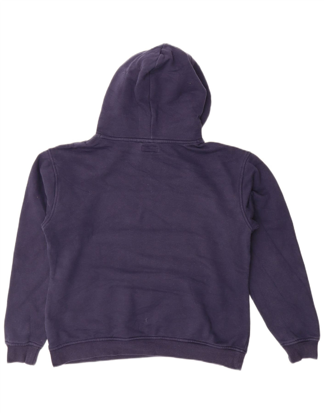 TOMMY HILFIGER Damen Übergroßer Kapuzenpullover UK 14 Medium Marineblau