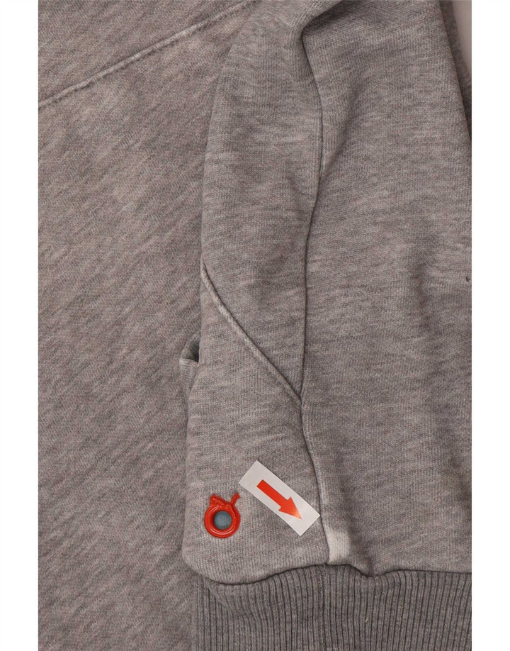 Puma Herren Graphic Hoodie Pullover Mittelgrau meliert
