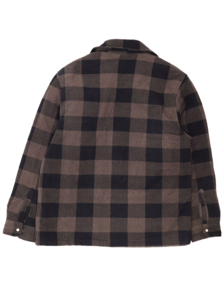 Dickies Herren-Lumberjack-Flanellhemd, groß, marineblau, kariert, Polyester