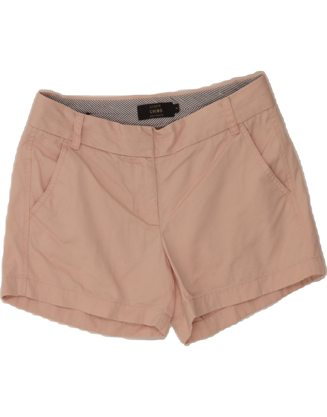 J. CREW Womens Chino Shorts US 4 Small W30  Pink Cotton Vintage J. Crew and Second-Hand J. Crew from Messina Hembry 