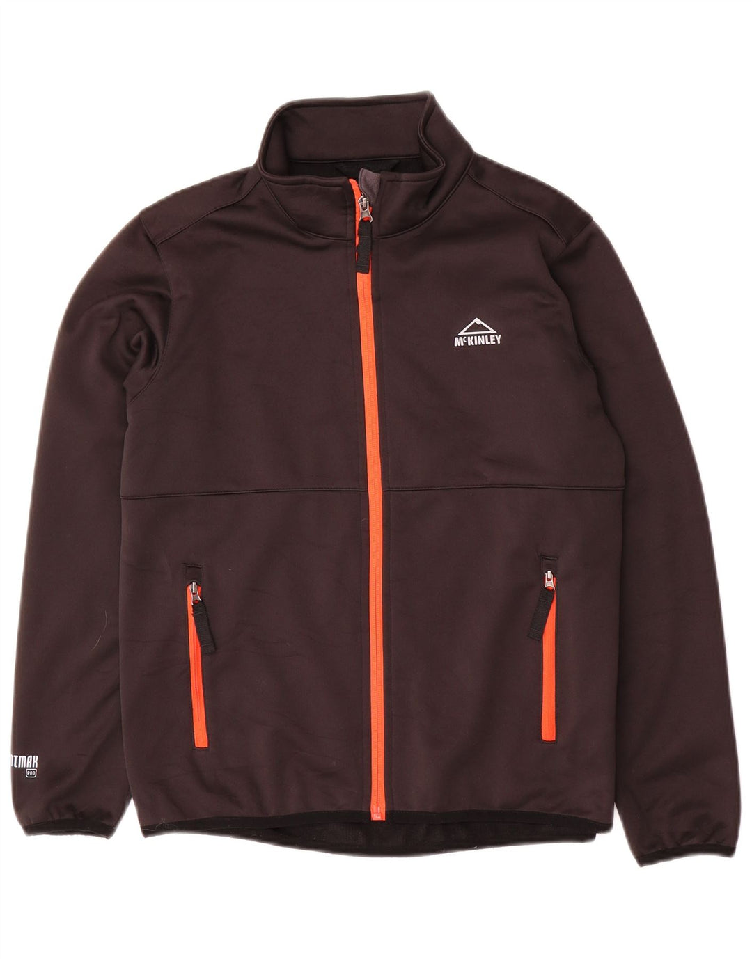 MC Kinley Jungen-Trainingsanzug-Top-Jacke, 11–12 Jahre, schwarzes Polyester