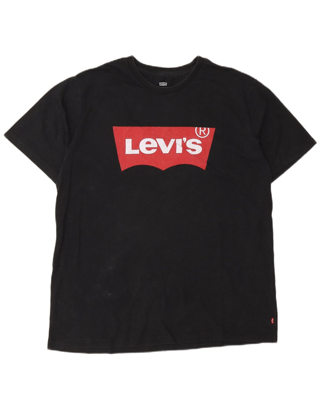 Levi's Herren-T-Shirt mit Grafik, XL, schwarze Baumwolle