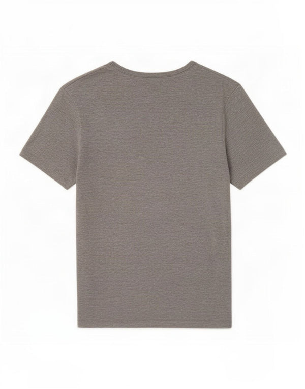 Hugo Boss Damen T-Shirt Top UK 10 Small Grau gefleckte Baumwolle