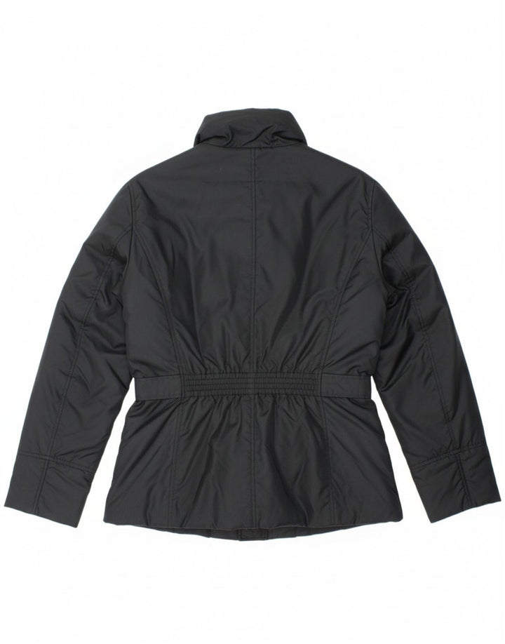 BENETTON Womens Padded Jacket IT 46 Large Black Polyamide