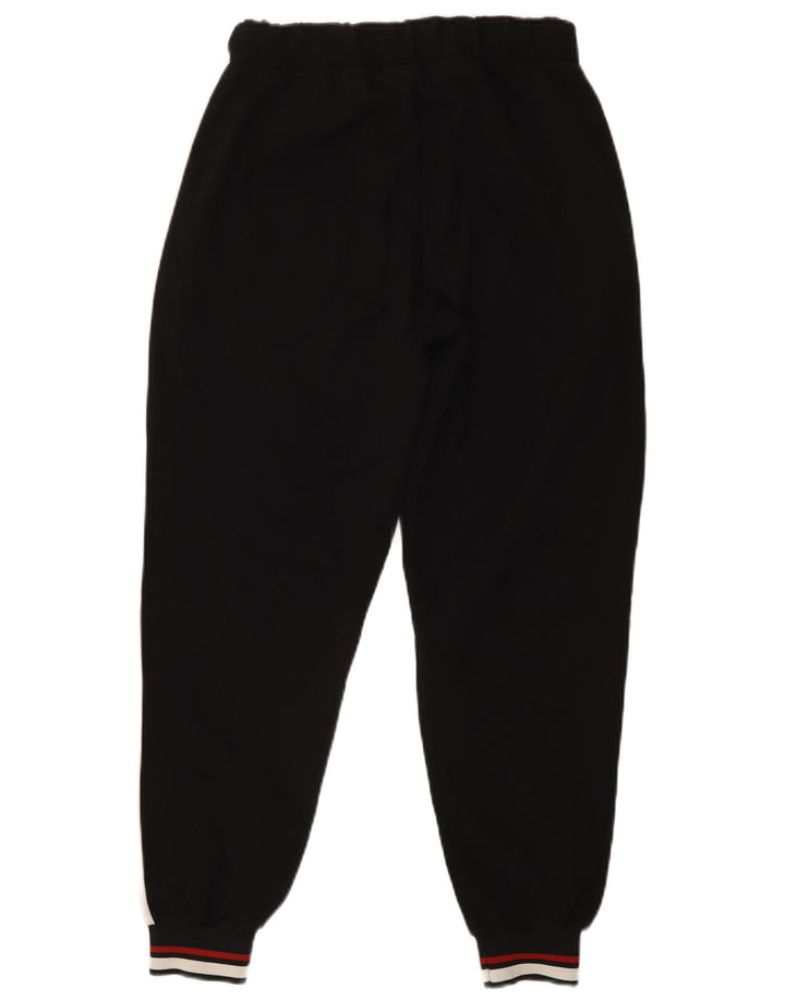 Zara Damen-Trainingshose, Jogginghose, klein, schwarzes Farbblock-Polyester