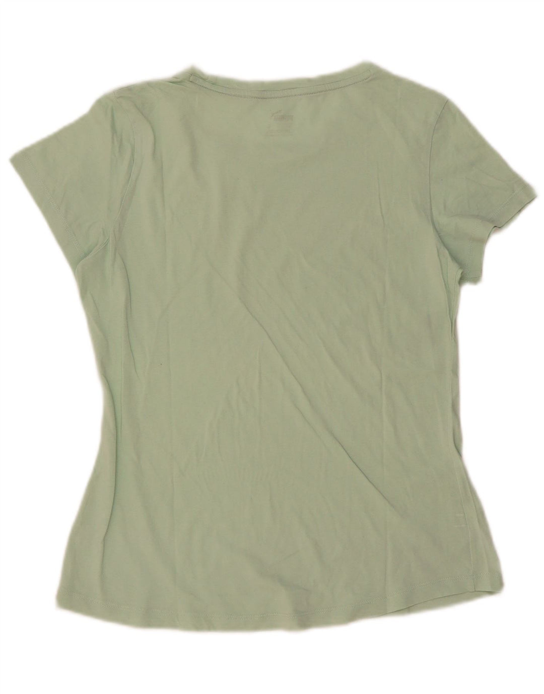 Puma Damen Graphic T-Shirt Top UK 12 Mittelgrün