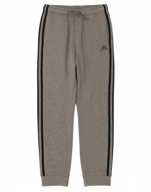 Adidas Mädchen-Trainingshose, Jogginghose, 11–12 Jahre, graue Baumwolle