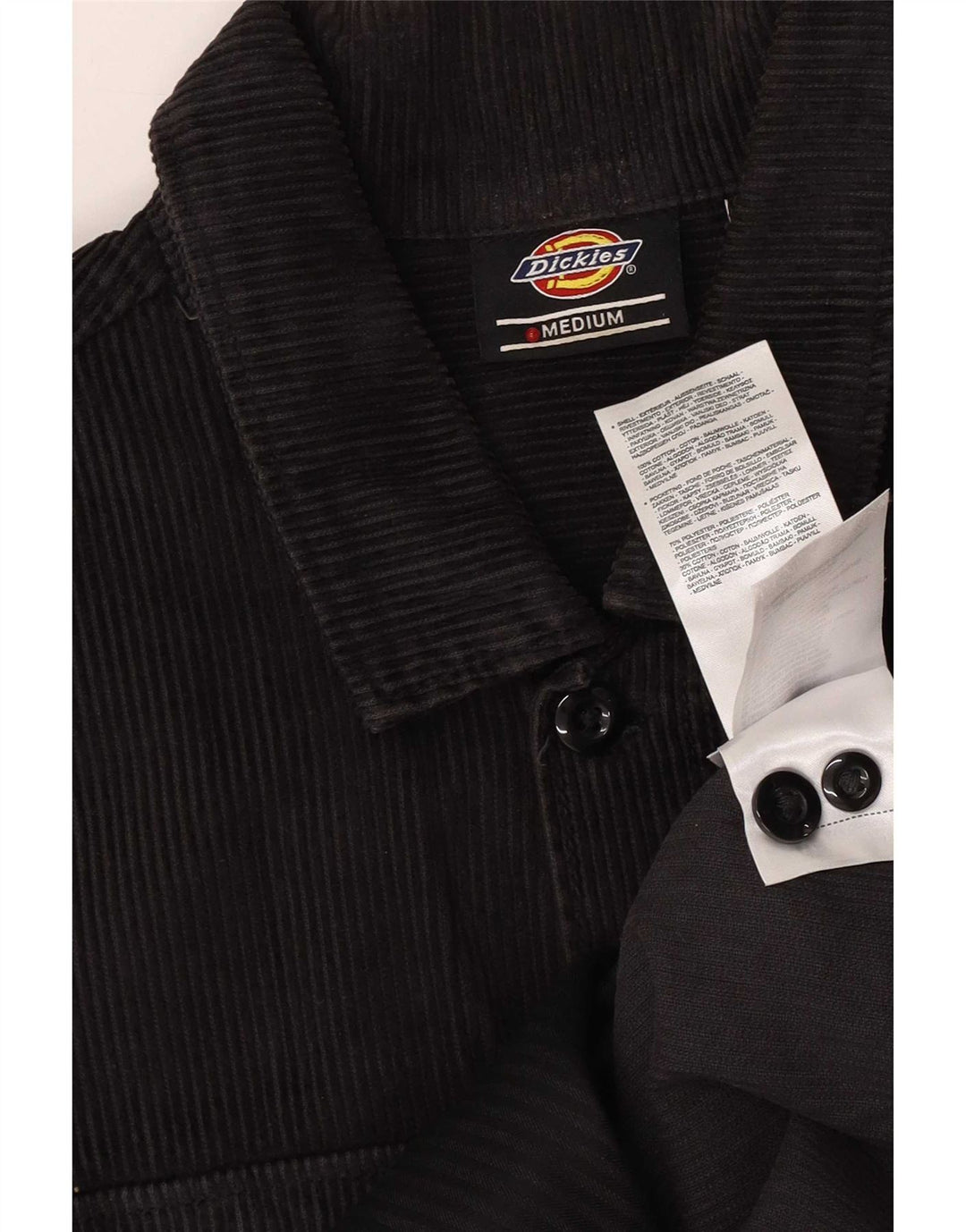 Dickies Herren-Overshirt aus Cord-Hemd, mittelmarineblaue Baumwolle