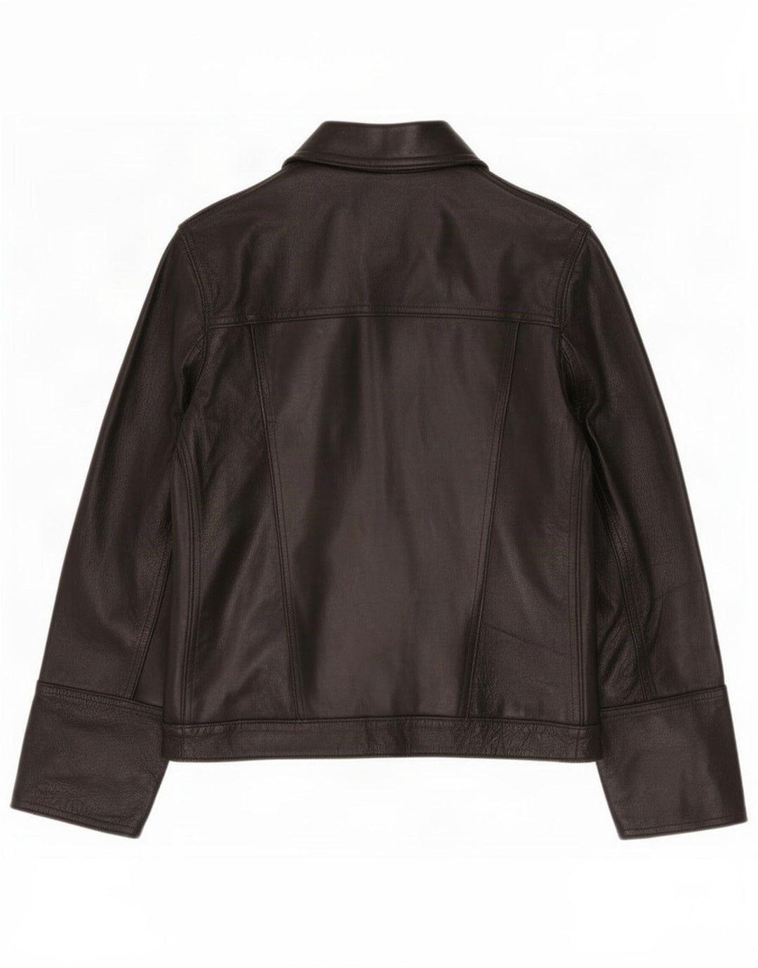 Max Damen Lederjacke UK 10 Small Schwarz