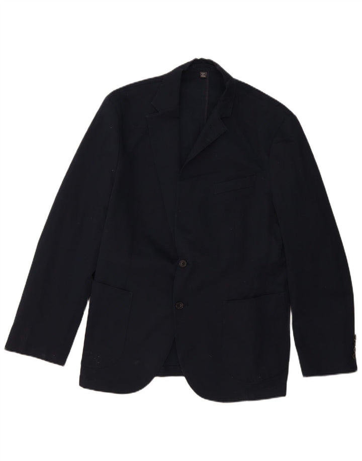 Marks & Spencer Herren-Blazer mit 2 Knöpfen, UK 44, XL, Marineblau, Baumwolle