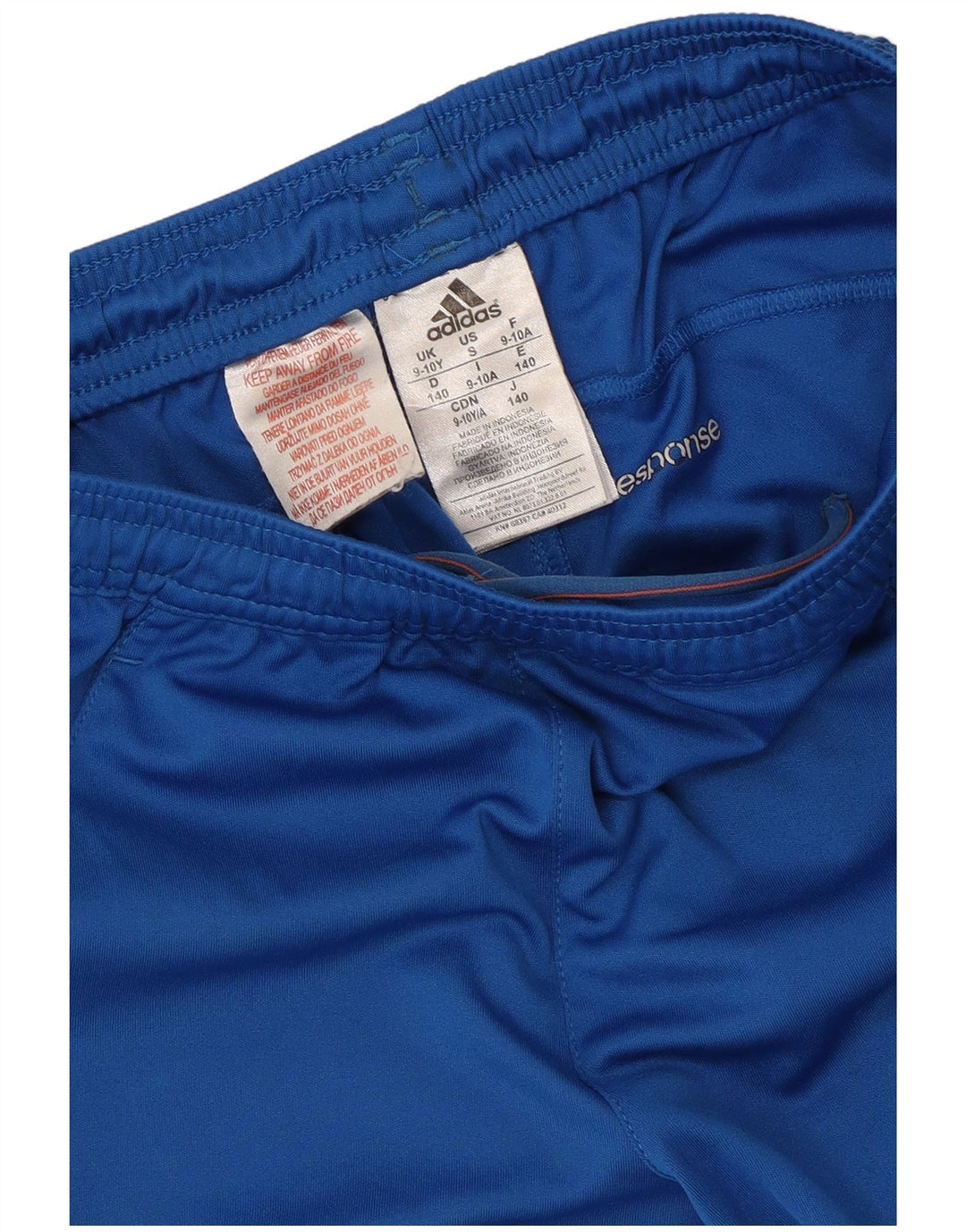 Adidas Jungen Climalite Sport Shorts 9-10 Jahre Blau Polyester