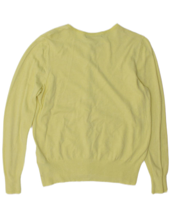 Marks & Spencer Damen-Cardigan-Pullover UK 14 Große gelbe Viskose