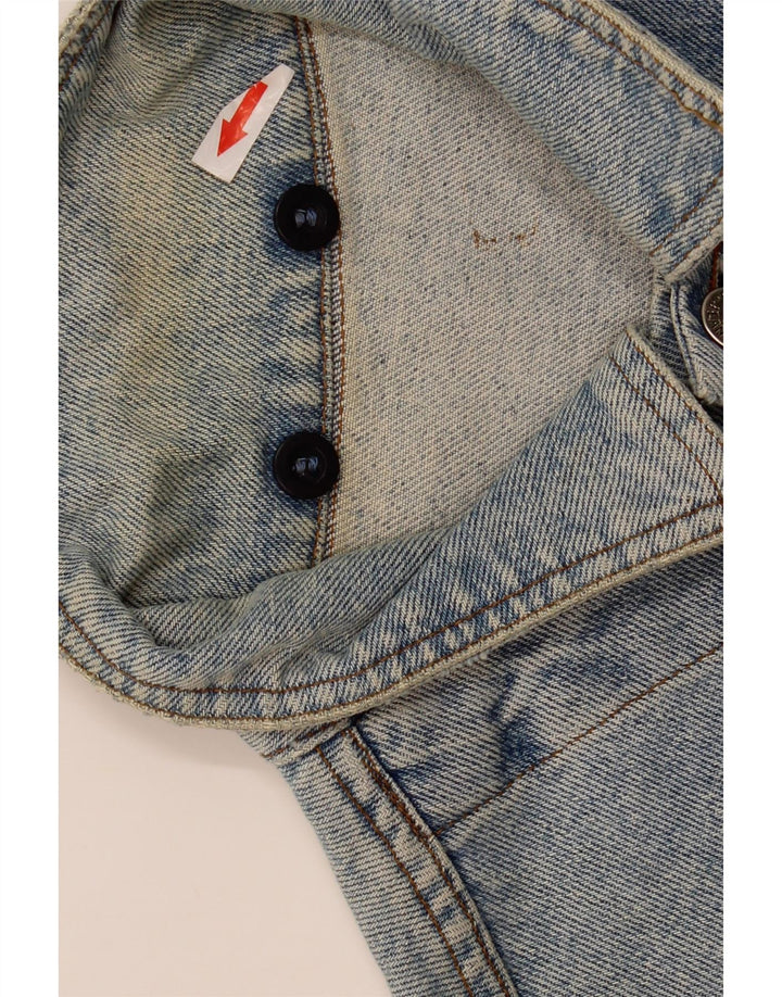 El Charro Herren Jeansjacke UK 42 XL Blaue Baumwolle