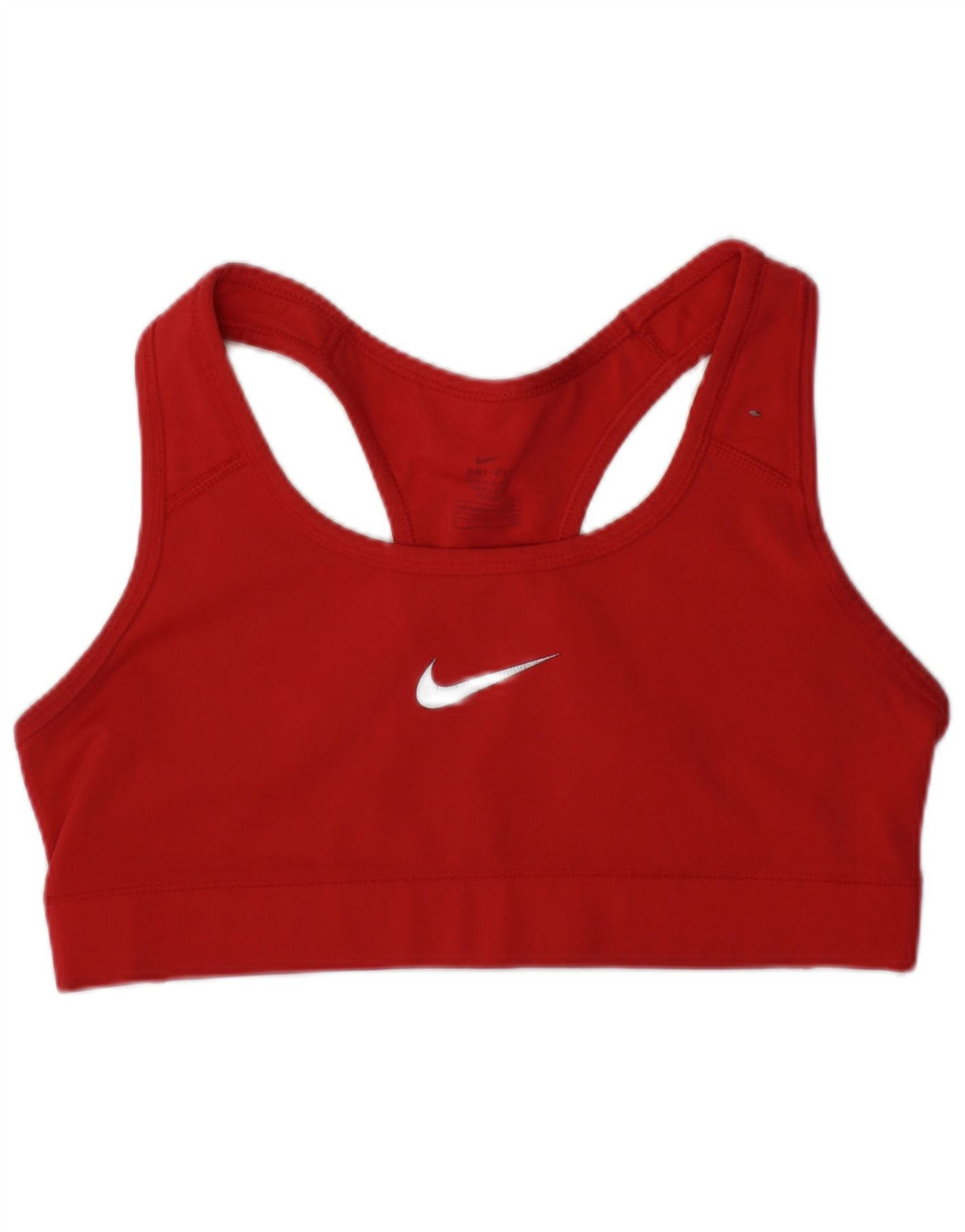 Nike Damen Dri Fit Sport-BH-Oberteil, klein, rot, Polyester, Sport