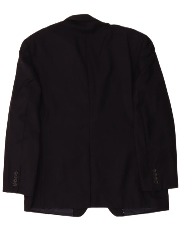 Nautica Herren-Blazer mit 2 Knöpfen, UK 40, große marineblaue Wolle