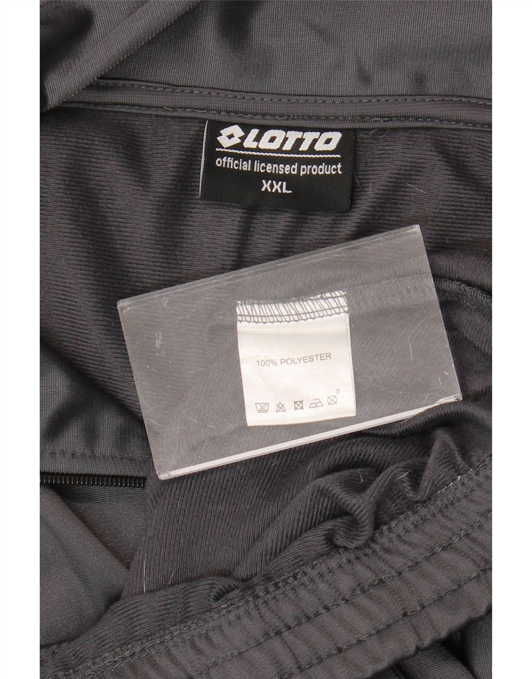 Lotto Herren-Trainingsanzug-Oberteil, Jacke, 2XL, Grau, Polyester