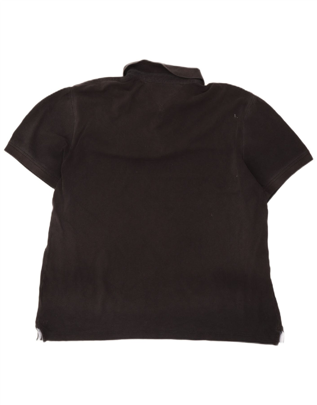 Tommy Hilfiger Herren Poloshirt 2XL Schwarz Baumwolle