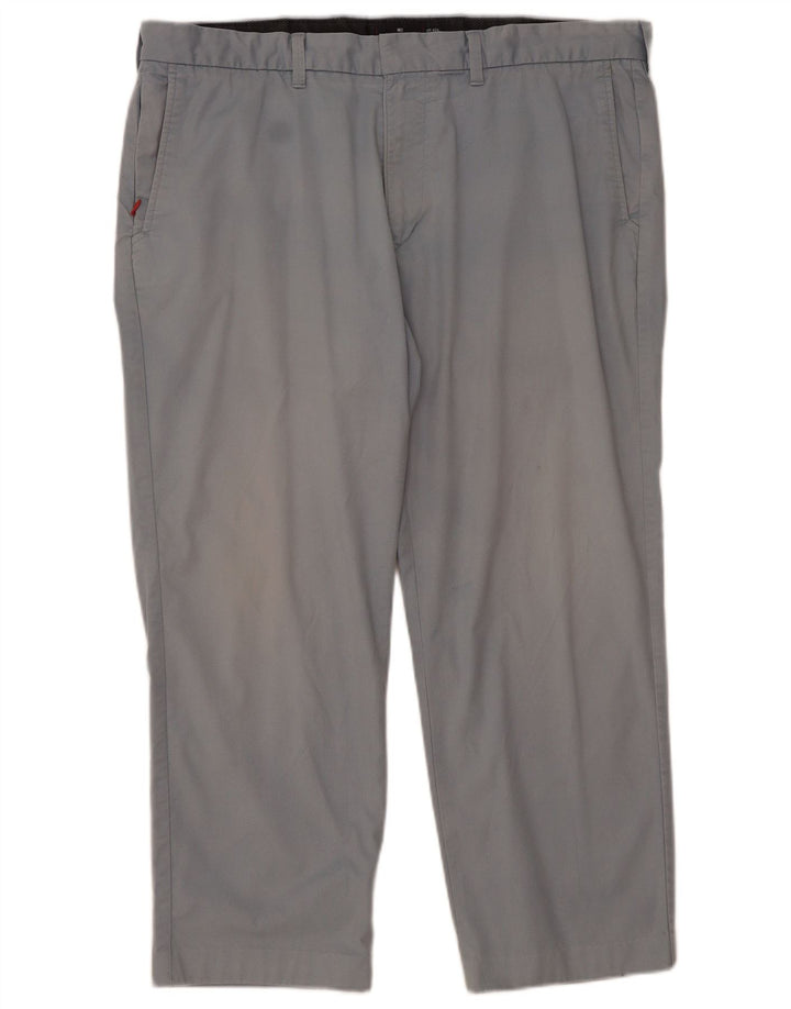 Marks & Spencer Herren Blue Harbour Gerade Chinohose W42 L29 Blau
