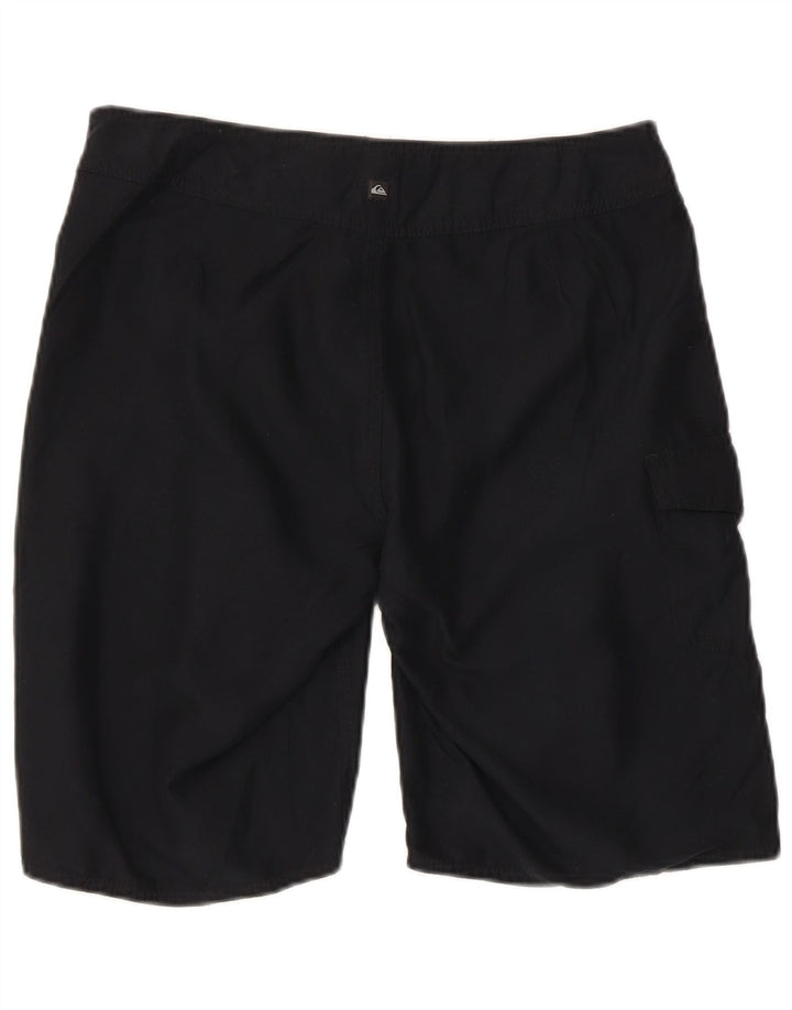 Quiksilver Herren Badeshorts mit Grafik, Größe S, Schwarz, Polyester