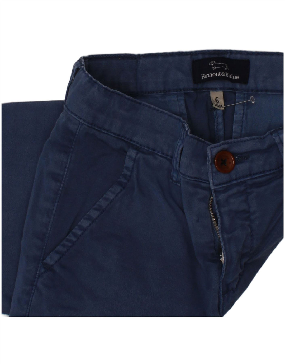 HARMONT & BLAINE Gerade Chino-Hose für Jungen, 5–6 Jahre, W22, L20, Blau