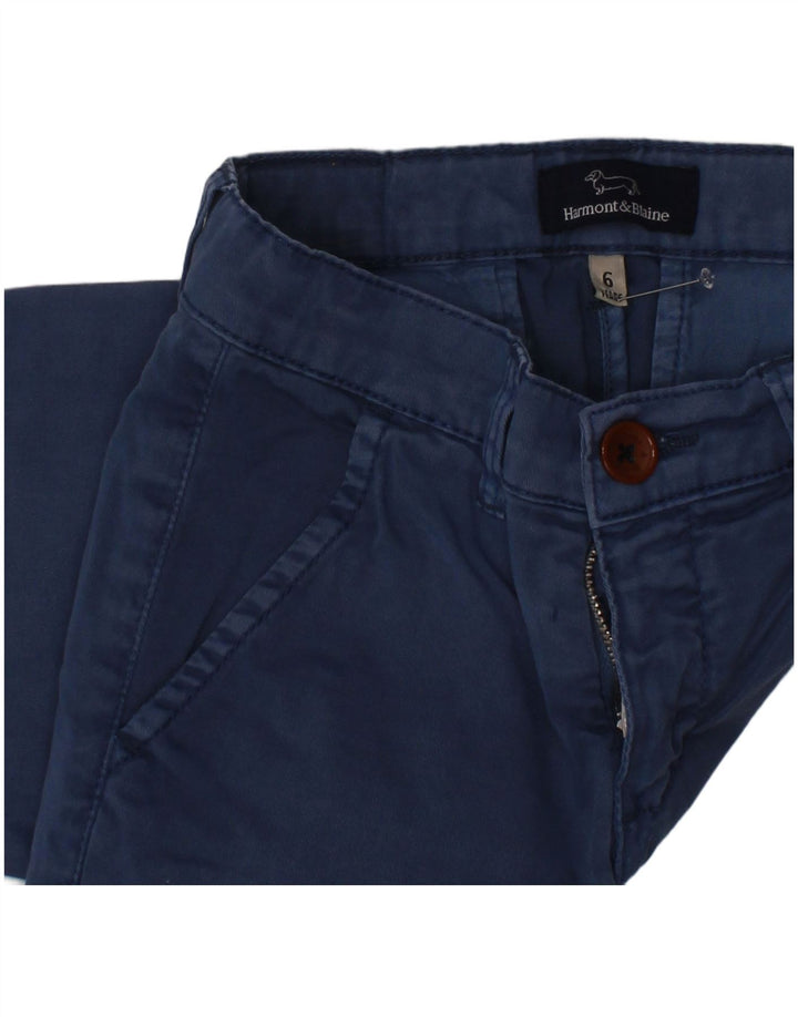 HARMONT & BLAINE Gerade Chino-Hose für Jungen, 5–6 Jahre, W22, L20, Blau