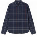 Rohan Damenhemd UK 10 Small Marineblau kariertes Polyester