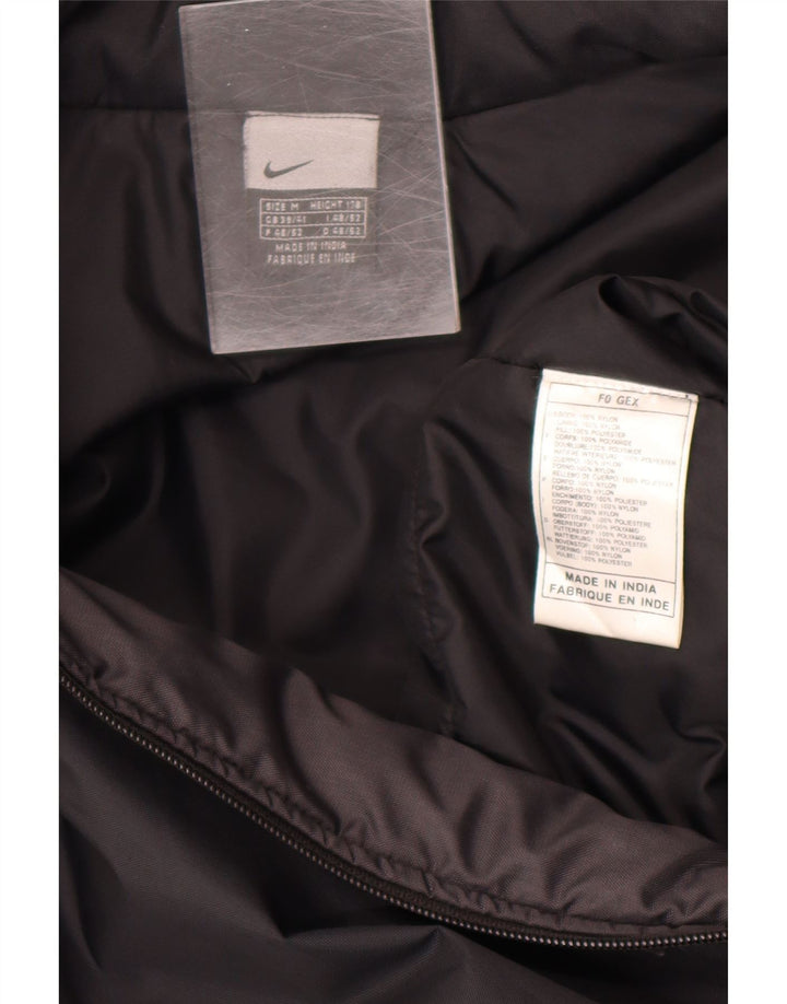 Nike Herren-Windbreaker-Jacke, mittelgroß, schwarzes Nylon