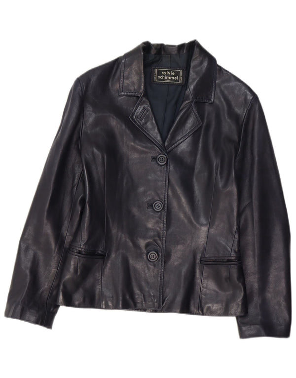 Sylvie Schimmel Damen 3-Knopf-Blazerjacke EU 38 Mittelschwarz