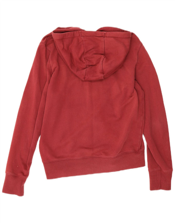 Lyle & Scott Herren-Kapuzenpullover mit Reißverschluss, mittelrote Baumwolle