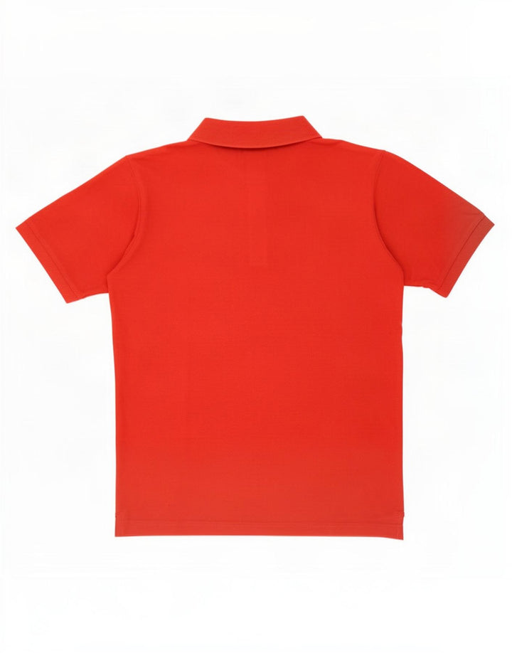 Kappa Herren-Poloshirt aus mittelroter Baumwolle