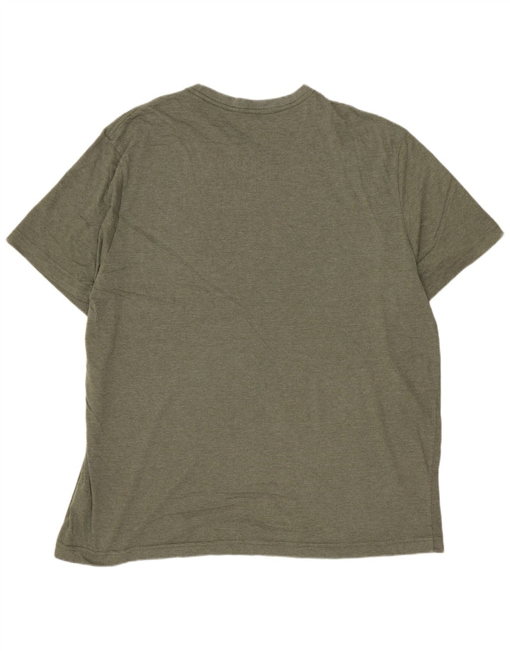 Eddie Bauer Herren Grafik T-Shirt Top 2XL Khaki Baumwolle