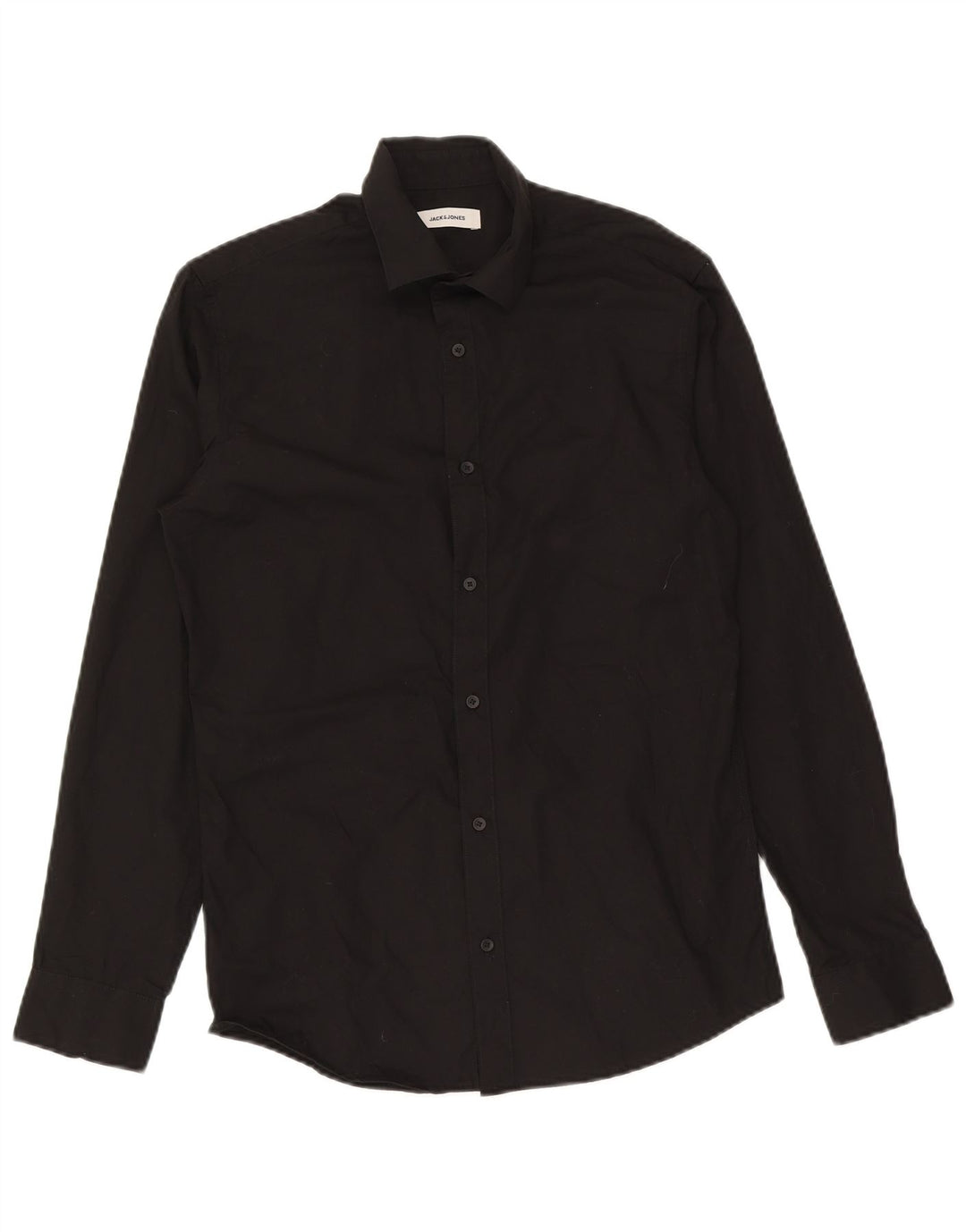 Jack & Jones Herrenhemd Small Schwarz Baumwolle