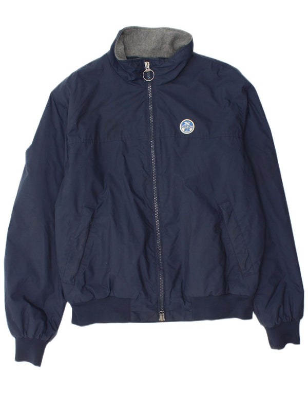 North Sails Herren Bomberjacke UK 42 XL Marineblau Polyamid