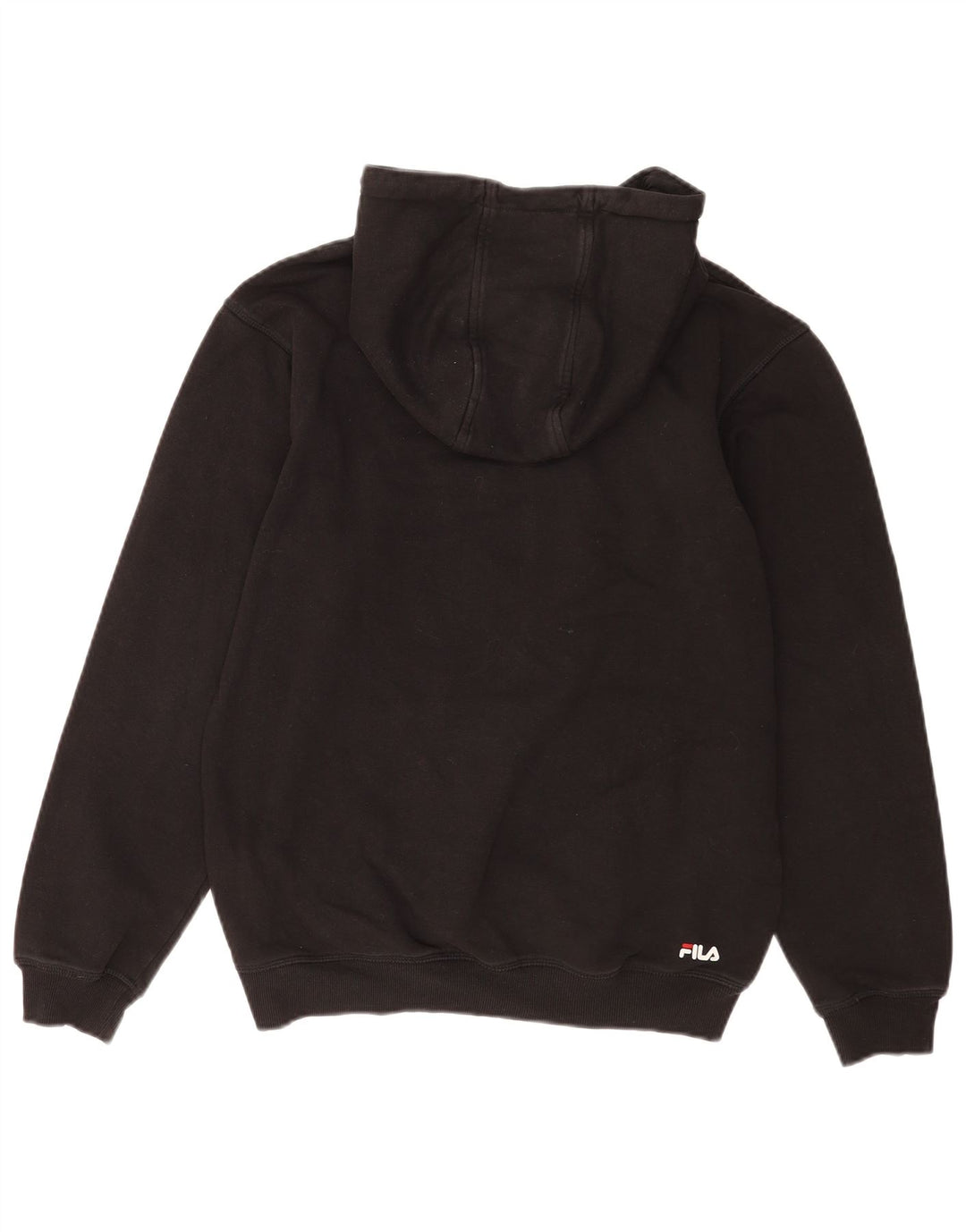 Fila Herren-Kapuzenpullover mit Grafik, Größe S, schwarze Baumwolle