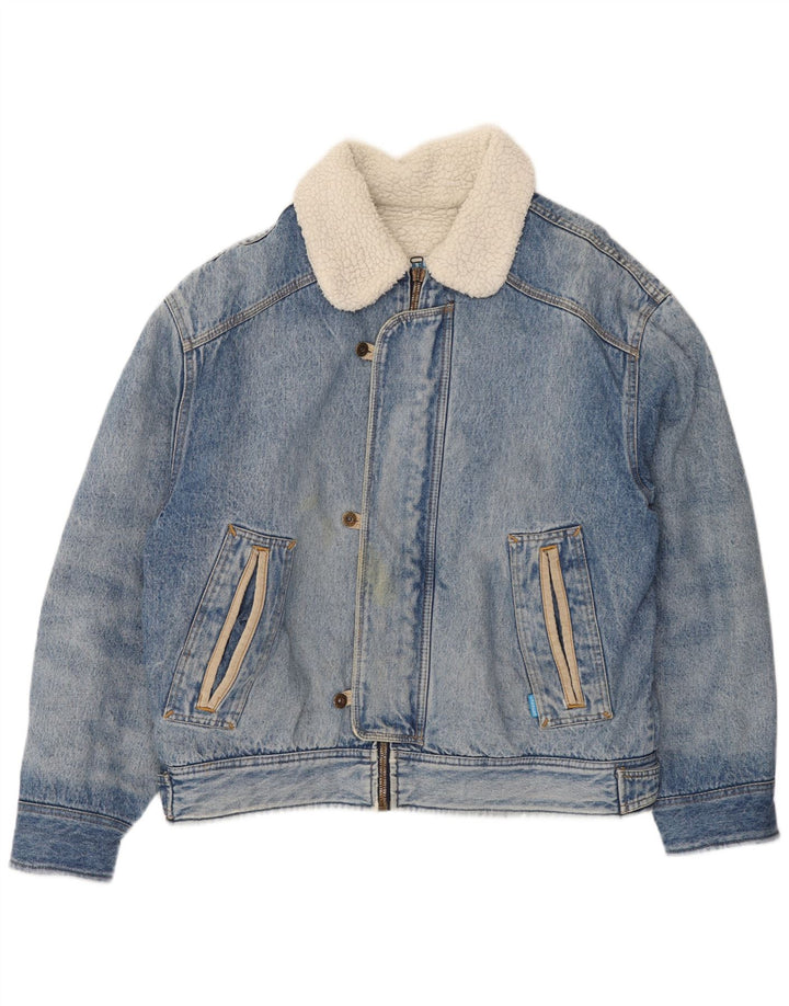 Carrera Herren Sherpa Jeansjacke UK 42 XL Blau