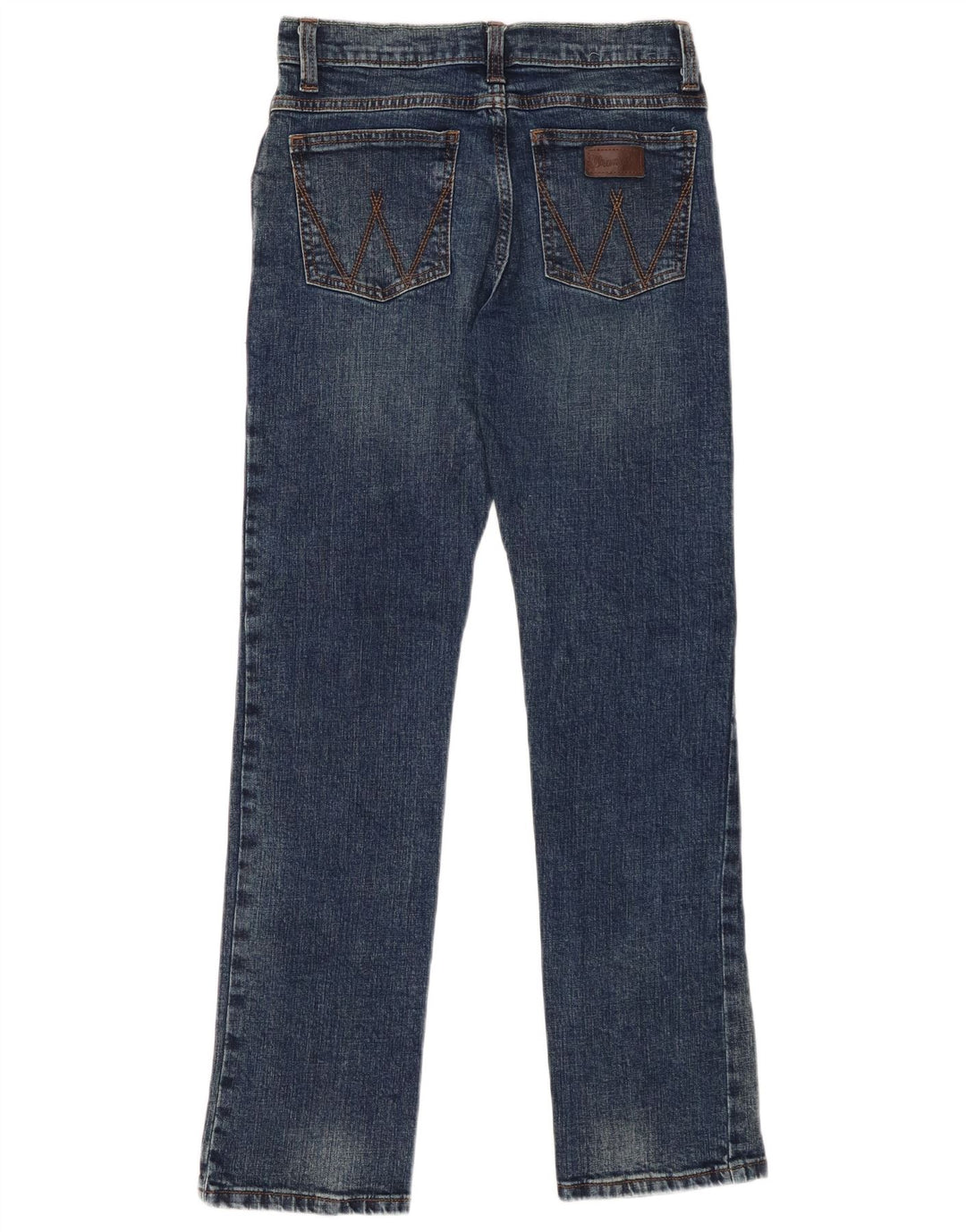 WRANGLER Jungen Retro Slim Straight Jeans 13–14 Jahre W26 L29 Blaue Baumwolle