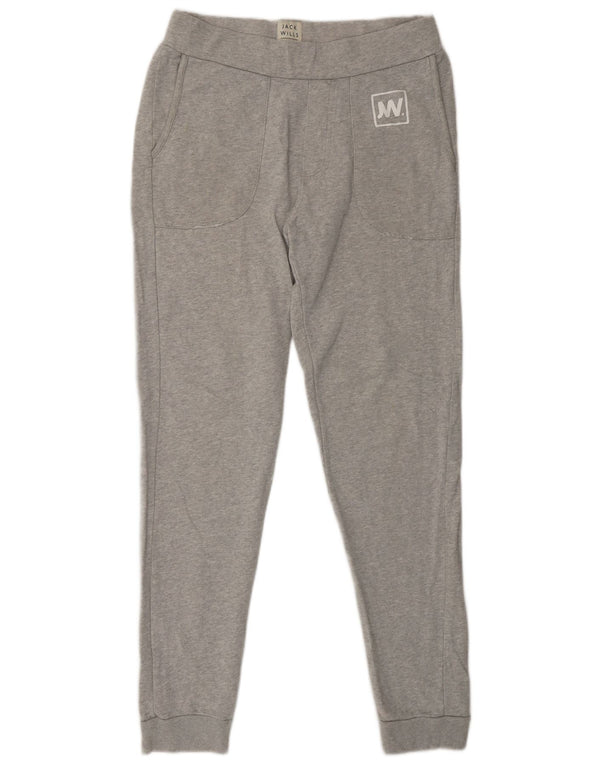 Jack Wills Damen-Trainingshose, Jogginghose, Größe 6, XS, graue Baumwolle