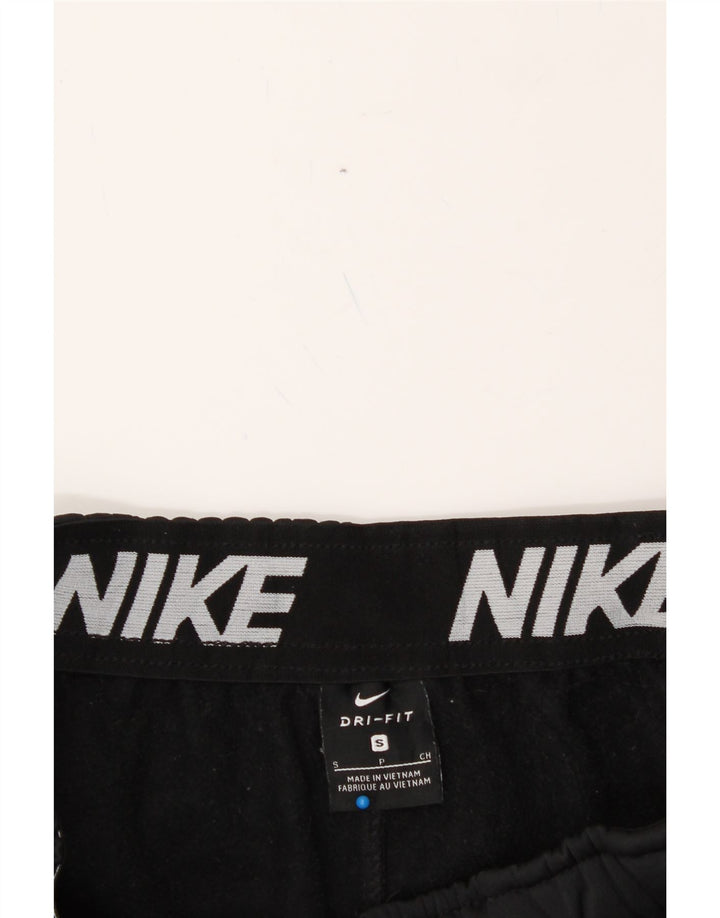 NIKE Mens Dri Fit Tracksuit Trousers Small Black Polyester Vintage Nike and Second-Hand Nike from Messina Hembry 