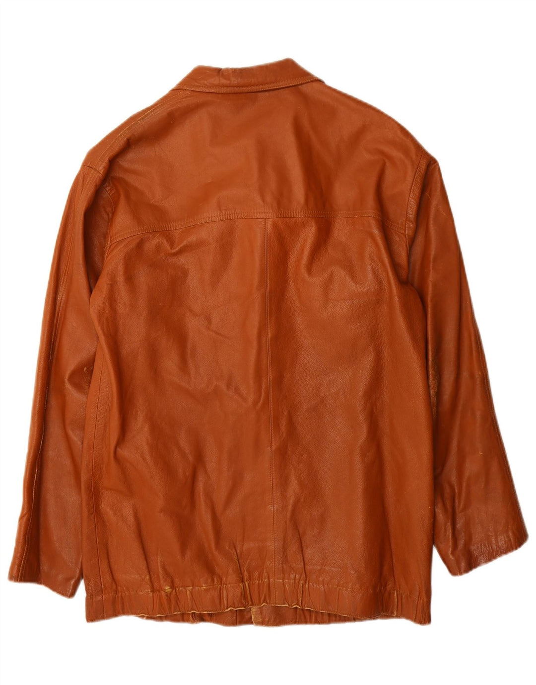 Vintage Herren Lederjacke UK 36 Kleines braunes Leder